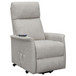 Upholstered Power Lift Recliner With Wired Remote