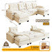 U-Shaped Sleeper Sofa With Pull Out Bed