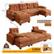 U-Shaped Sleeper Sofa With Pull Out Bed