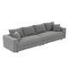 4 Seat Sofa, Deep Seat Couches With Soft Pillows