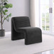 Winne - Curved Armless Accent Chair