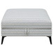 Harrison - Upholstered Storage Ottoman - Gray / Black