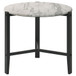 Myranda - Round Side Table - White / Black