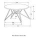 Travis - Round Top Coffee Table With Hairpin Legs - Gray / Black