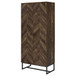 Gunderson - 8 Shelf Accent Cabinet - Oak