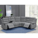 Aaron - 3 Piece Upholstered Sectional - Smoke