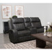 Forrest - Motion Reclining Loveseat With Console - Gray