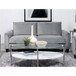 Dixon - Upholstered Sofa With Rounded Arms And Texture - Gray