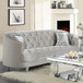 Dolby - Sofa With Tufted Living Room Sofa - Gray