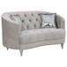 Colby - Loveseat With Tufted Design - Gray