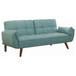 Laggarhem - Tufted Back Upholstered Sofa Bed - Turquoise