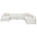Marlowe - 7 Piece Tight Seat Modular Sectional - Ivory White