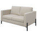 Dulcie - Loose Back Loveseat - Oatmeal