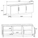Metzger - 3 Door Sideboard Buffet - Gray