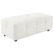 Sooke - Rectangular Ottoman - Off White