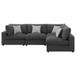 Rhette - Upholstered Sectional With Reversible Cushions