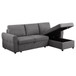 Kenna- Sleeper Sectional Sofa With Storage Ottoman