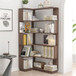L-Shaped Design Corner Bookshelf