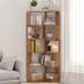 L-Shaped Corner Bookshelf