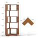 L-Shaped Corner Bookshelf
