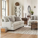 Brewster - Upholstered Loveseat With English Arms - Light Gray