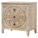 Kenzie - 3 Drawer Mandala Cabinet - White