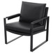 Goldbriar - Upholstered Track Arm Accent Chair - Black