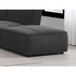 Ortega - Square Ottoman - Charcoal
