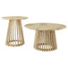 Diana - 2 Piece Round Coffee And End Table Set - Natural