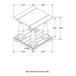Byer - Rectangular Side End Table Coffee - Coffee