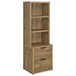 Geary - 3 Piece Wall Unit Bookcase Set With USB Storage