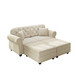 Upholstered Sofa Set With Nailhead Trim And Rolled Armrests, Includes Pillows