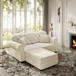 Upholstered Sofa Set With Nailhead Trim And Rolled Armrests, Includes Pillows