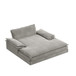 Modern Oversized Double Chaise Lounge Chair