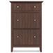 Acadian - Entryway Shoe Storage Cabinet - Brown