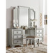 Avondale - Vanity Dresser With Mirror - Pearl Silver