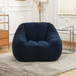 Comfy Bean Bag Chair With Memory Foam Filler, Tufted Soft
