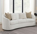 Rainn - Boucle Upholstered Sloped Arm Sofa - Latte