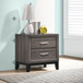 Watson - 2-Drawer Nightstand - Gray Oak