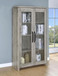Alejo - 2 Door Engineered Wood Tall Cabinet - Gray Driftwood