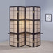 Iggy - 4-Panel Room Divider Folding Shoji Screen - Cappuccino