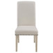 Salem - Fabric Upholstered Dining Side Chair (Set of 2) - Beige