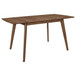 Alfredo - Extension Leaf Dining Table - Natural Walnut