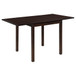 Kelso - Rectangular Extension Dining Table - Cappuccino