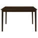 Guillen - 5 Piece Rectangular Dining Table Set - Cappuccino