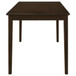 Guillen - 5 Piece Rectangular Dining Table Set - Cappuccino