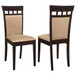 Gabriel - Closed Back Side Chairs (Set of 2) - Cappuccino