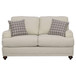 Glenn - Upholstered English Arm Loveseat - Light Gray