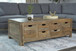 Esther - 6-Drawer Solid Wood Coffee Table - Natural