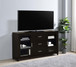 Lewes - 2 Door Engineered Wood TV Stand - Cappuccino
